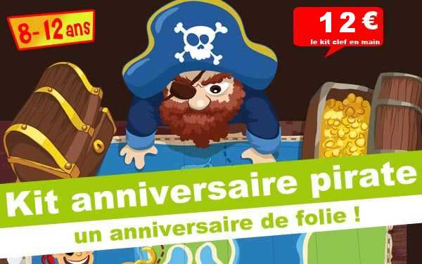 Invitaion pour un anniversaire de Pirate !