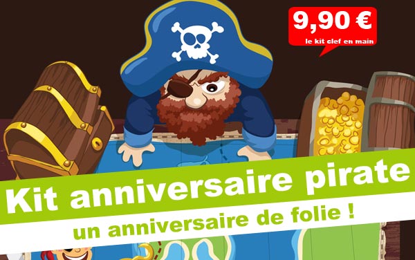 Kit anniversaire pirate enfant