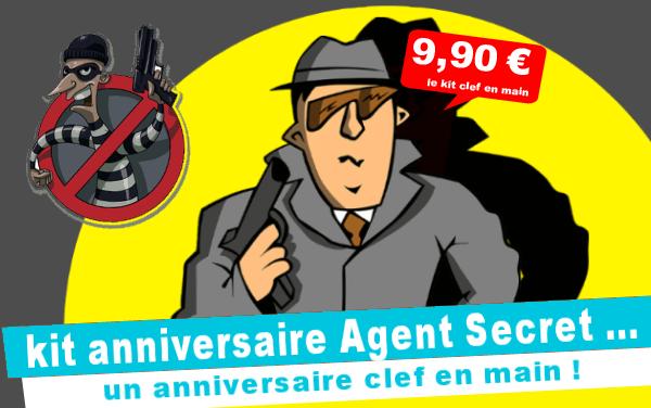 Kit anniversaire Agent Secret : le robot destructeur (4/7 ans)