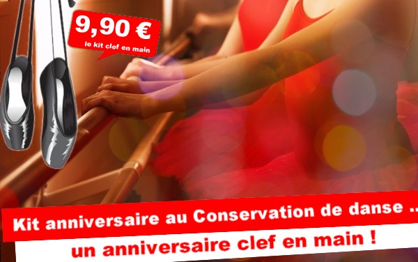 Kit anniversaire : Vol au conservatoire de danse ... (8/12 ans)