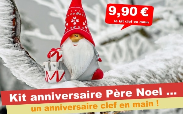 Kit anniversaire de Noel : Le père Noel et la zizanie des cadeaux ... (8/12 ans)