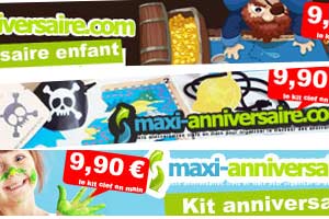 promotion et reduction pour un kit anniversaire !