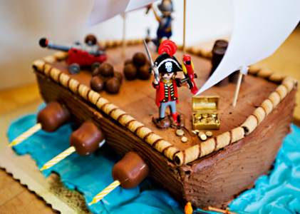 gateau d anniversaire pirate